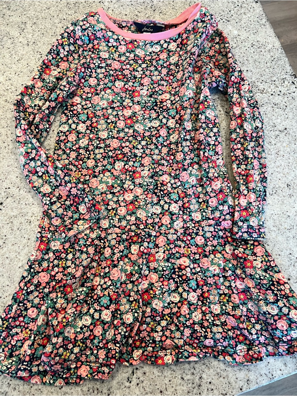 Floral dress girls joules size 6